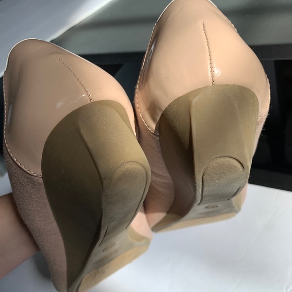 ☀️11 W Low wedge blush pink bow flat Karen Scott - Picture 6 of 7